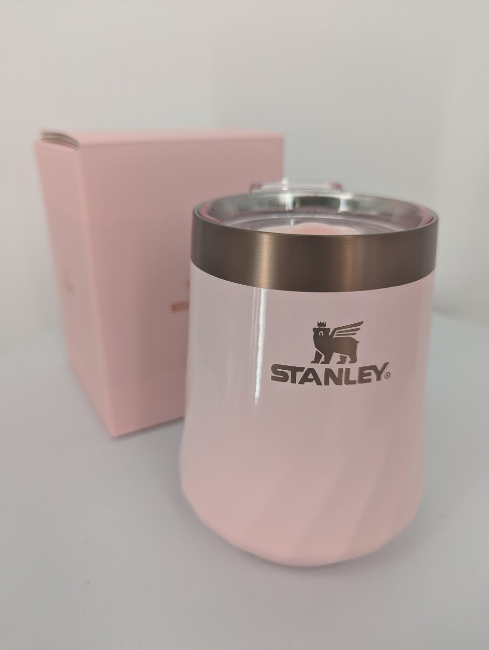 New Stanley Textured Reserve Wine Tumbler cup 11 Oz pink velvet gloss gift 2026